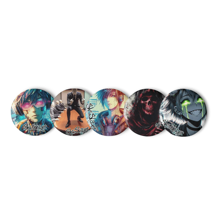 ShsSlayer Pin Button Set product image (1)