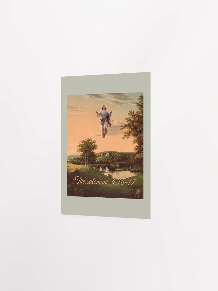 Jesus Christ Is Coming Christian Paper Poster product image (2)