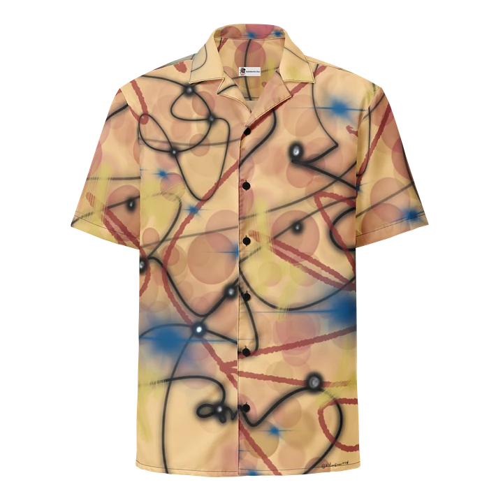 Scribble-Wear #3 Unisex Shirt Hawaiian Style/Gold product image (1)