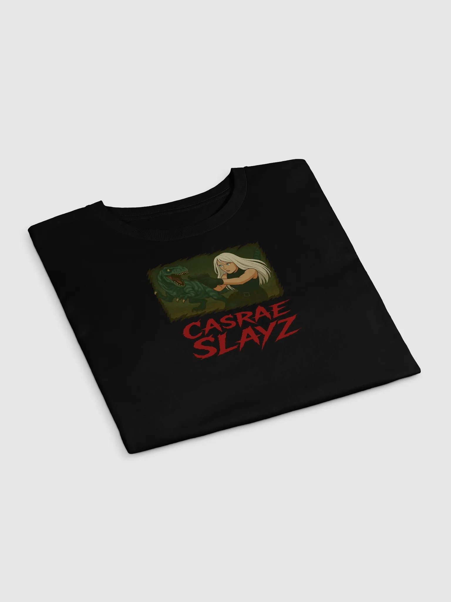 CasRae Dino Crisis Cropped T-Shirt product image (16)