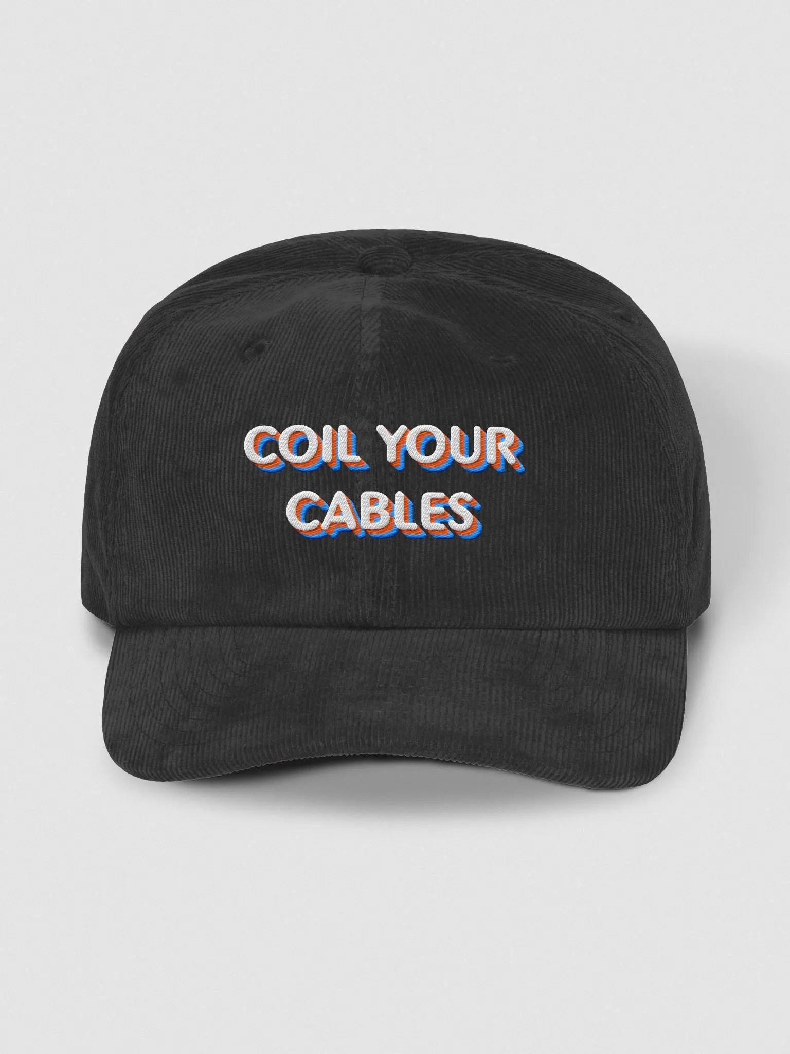 Coil Your Cables Corduroy Hat product image (1)
