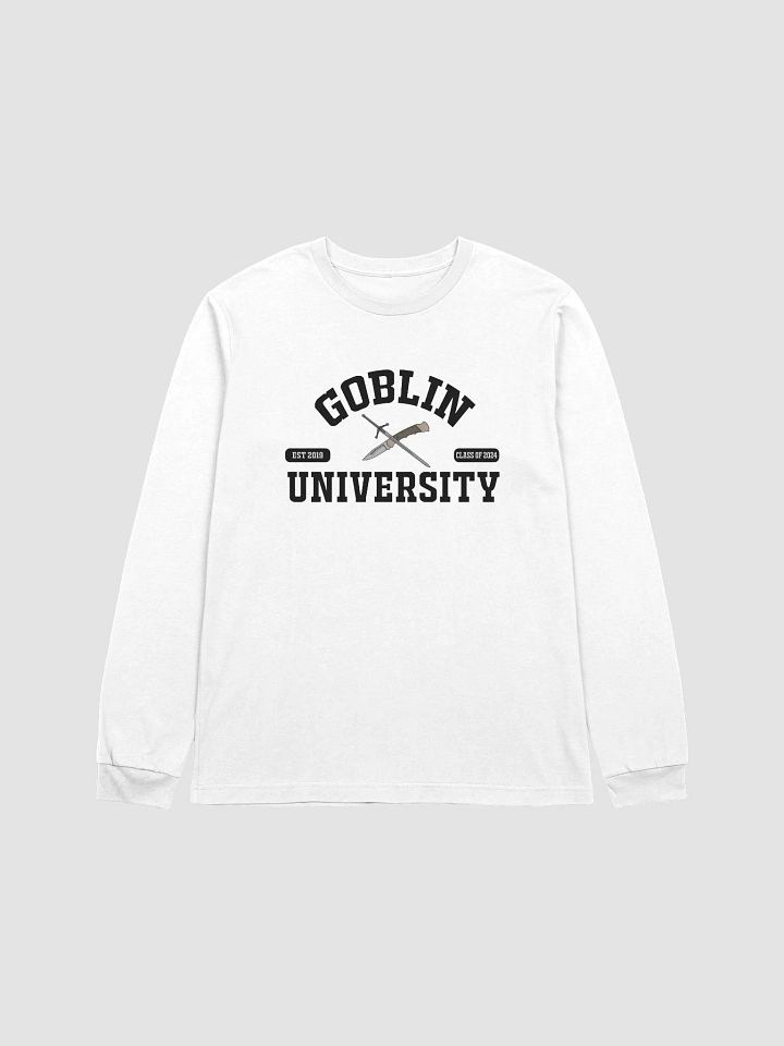 Goblin University Long Sleeve Black product image (62)