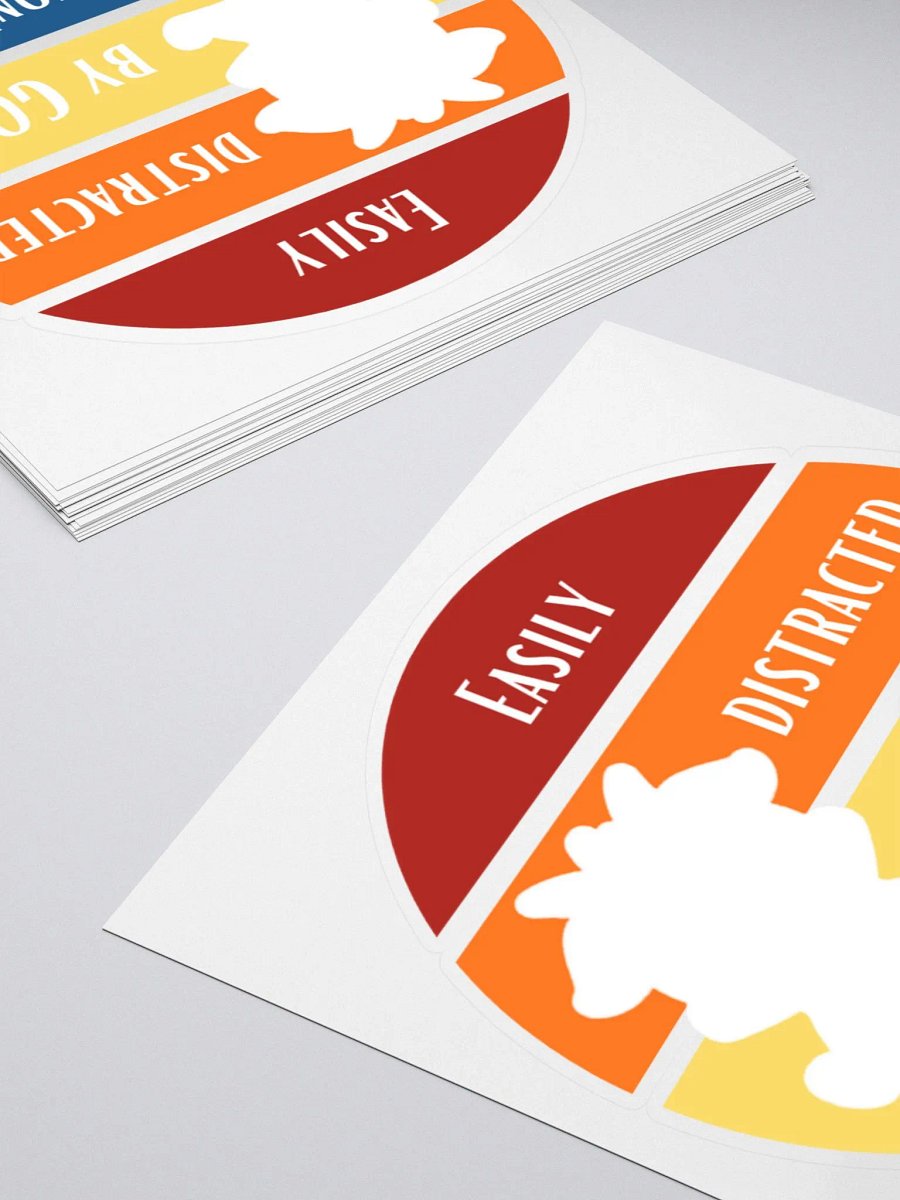 Easily Distracted Sticker product image (4)