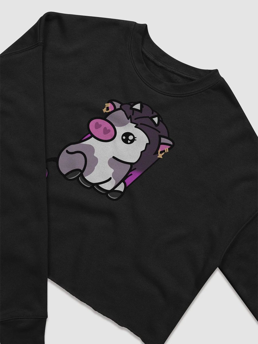 Reyna Cow (Front Only) Crewneck Crop Top product image (3)