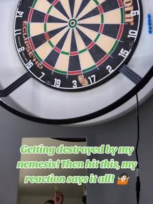 I lost the game heavily! but at least I hit 1 good score! #Bearded #Strongman #Floating #BotSquad #DartsCommunity #Darts 