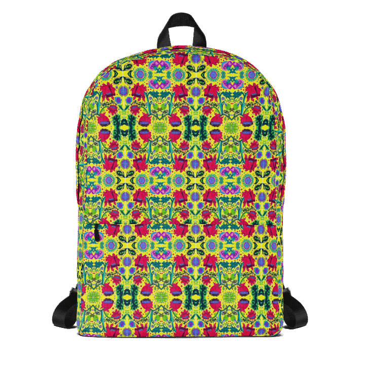 Abstract Poppy Flowers Back Pack product image (1)