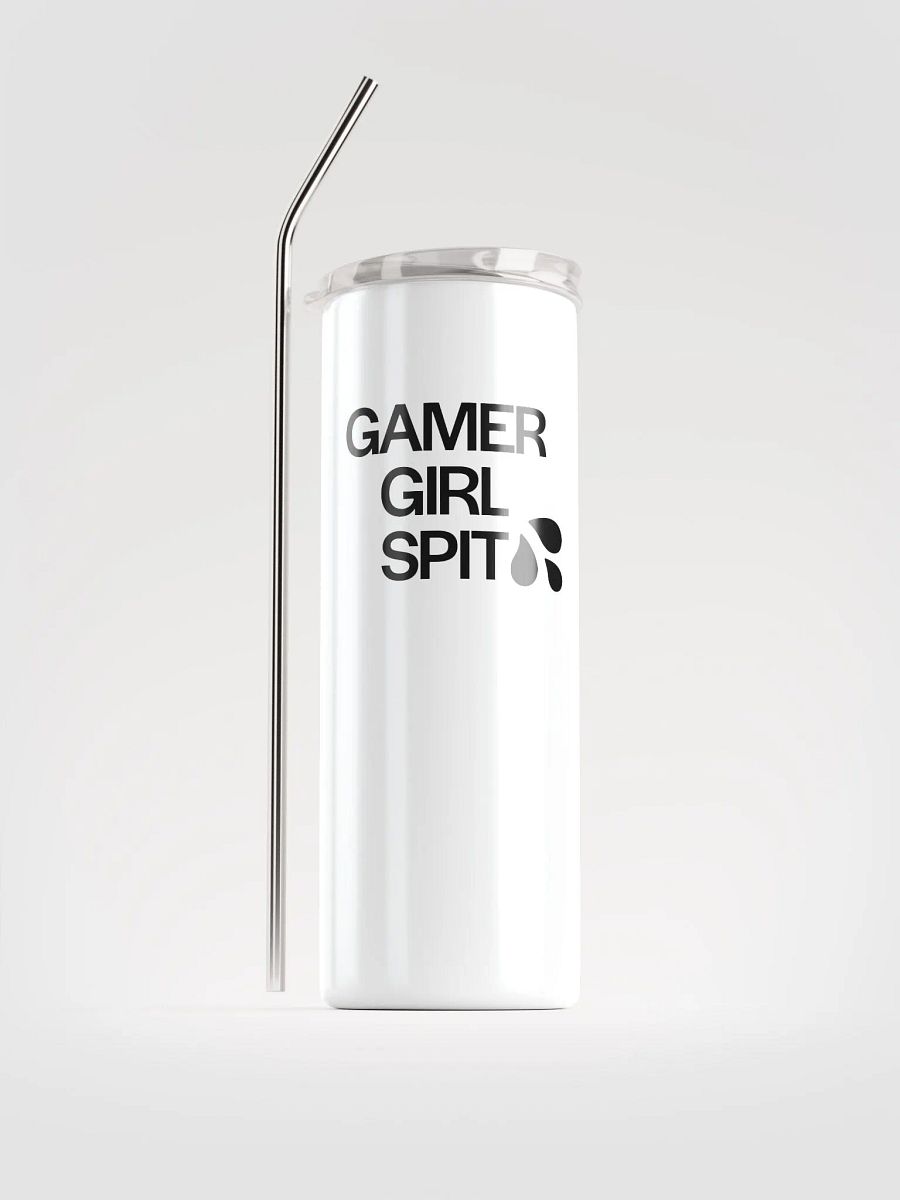 Gamer Girl Spit Tumbler White product image (1)