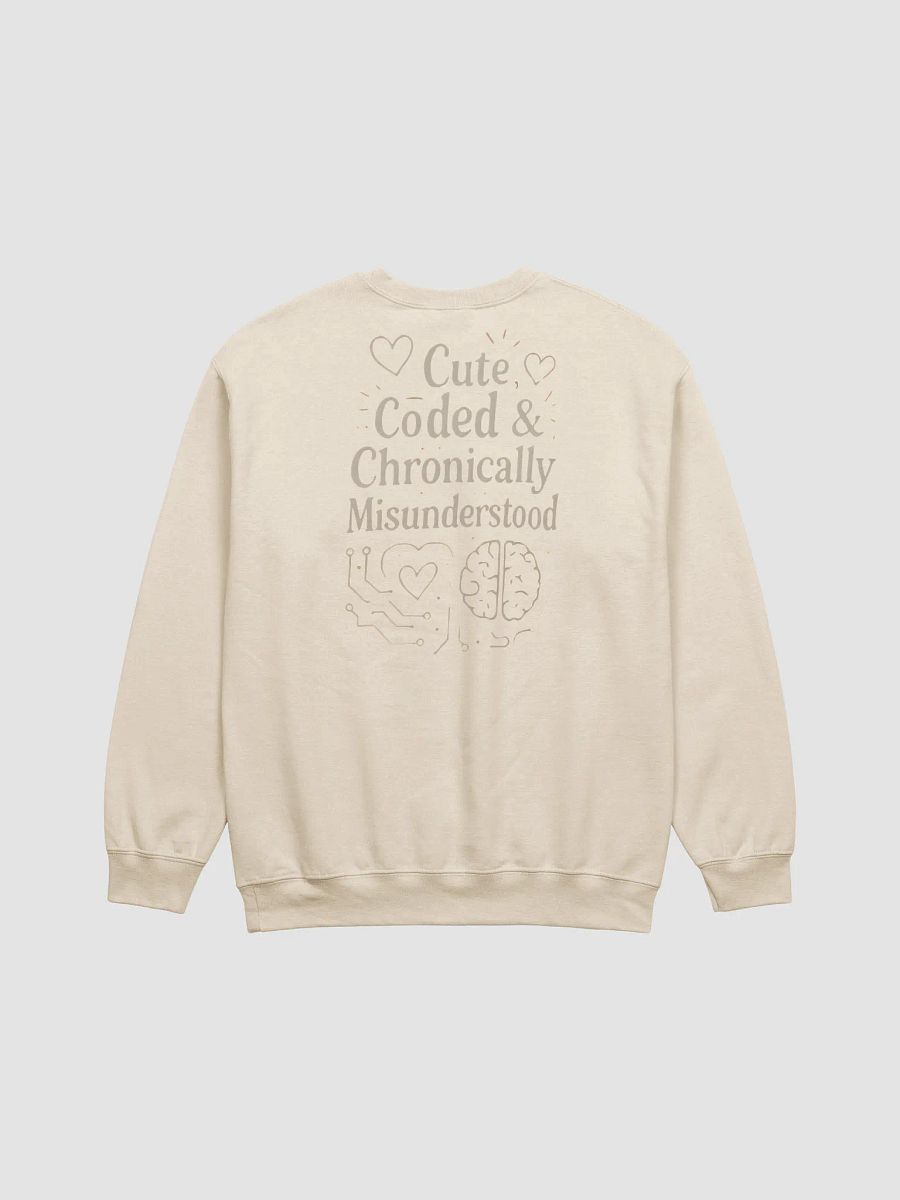 Cute Coded & Chronically Misunderstood Sweatshirt product image (6)