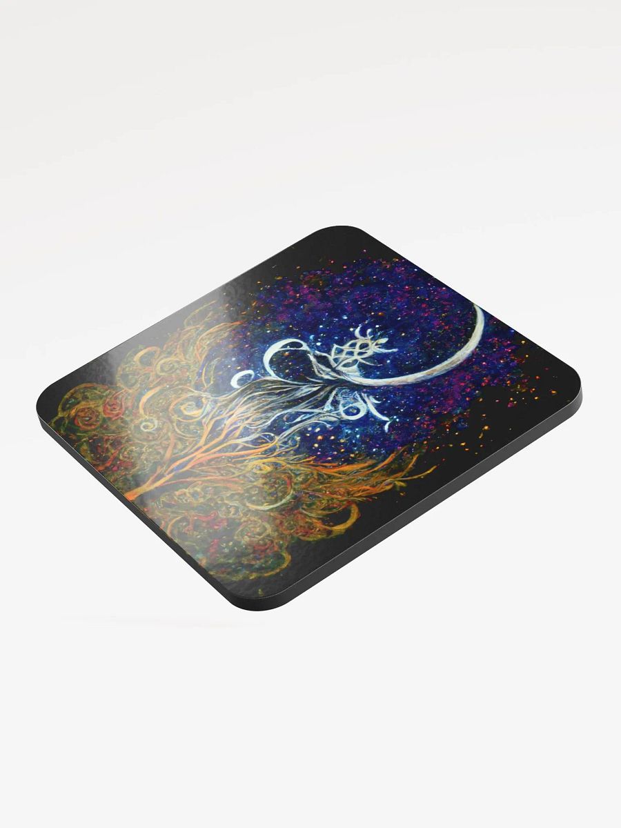 Lunar Blossom Cork Coaster product image (3)