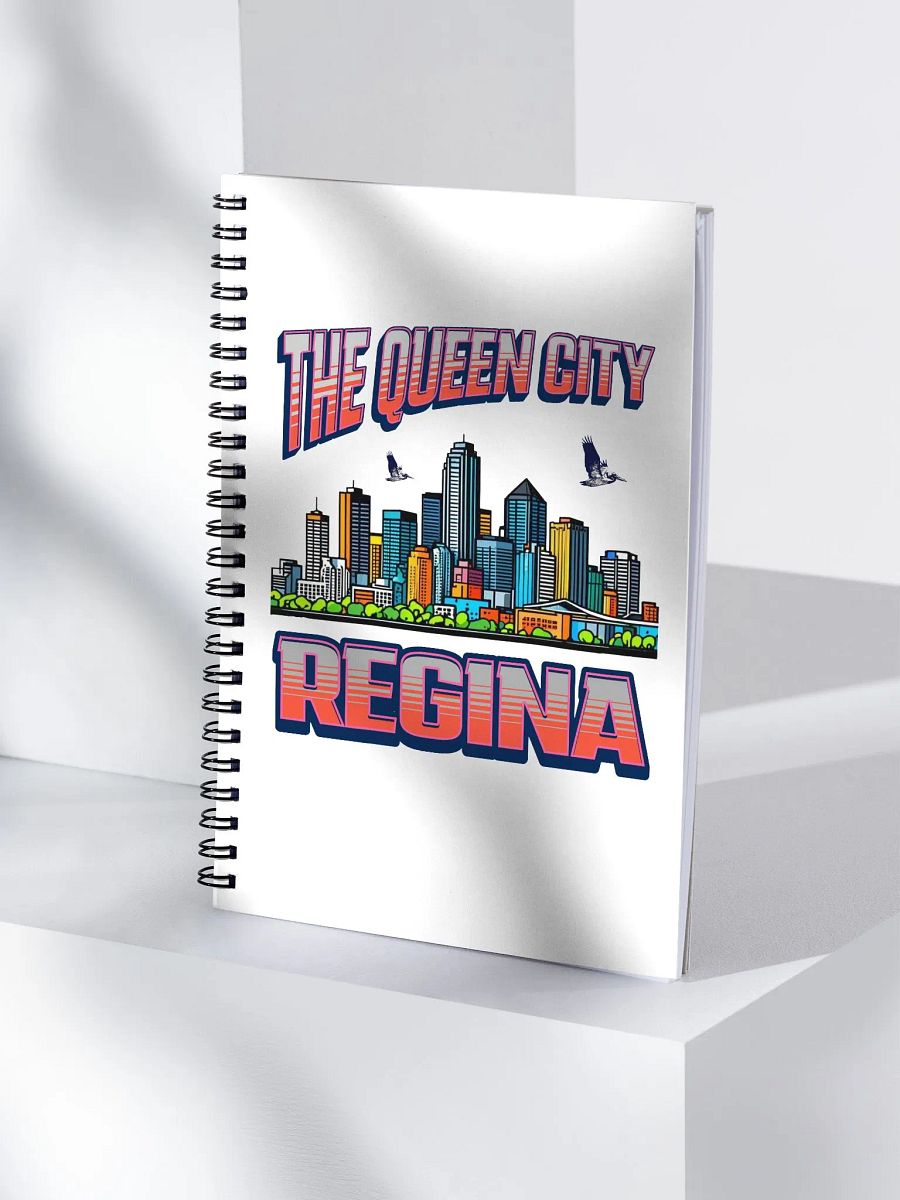 Regina The Queen City Skyline Spiral Notebook product image (3)