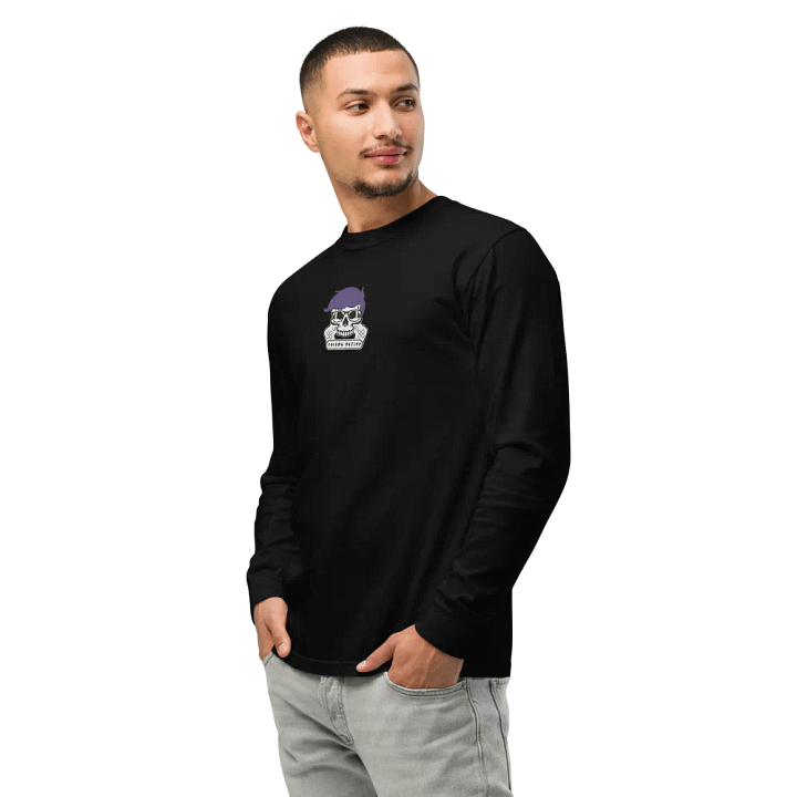 Enigma Nation Comfort Colors Unisex Garment-Dyed Heavyweight Long Sleeve Shirt (EMBRODERED) product image (2)