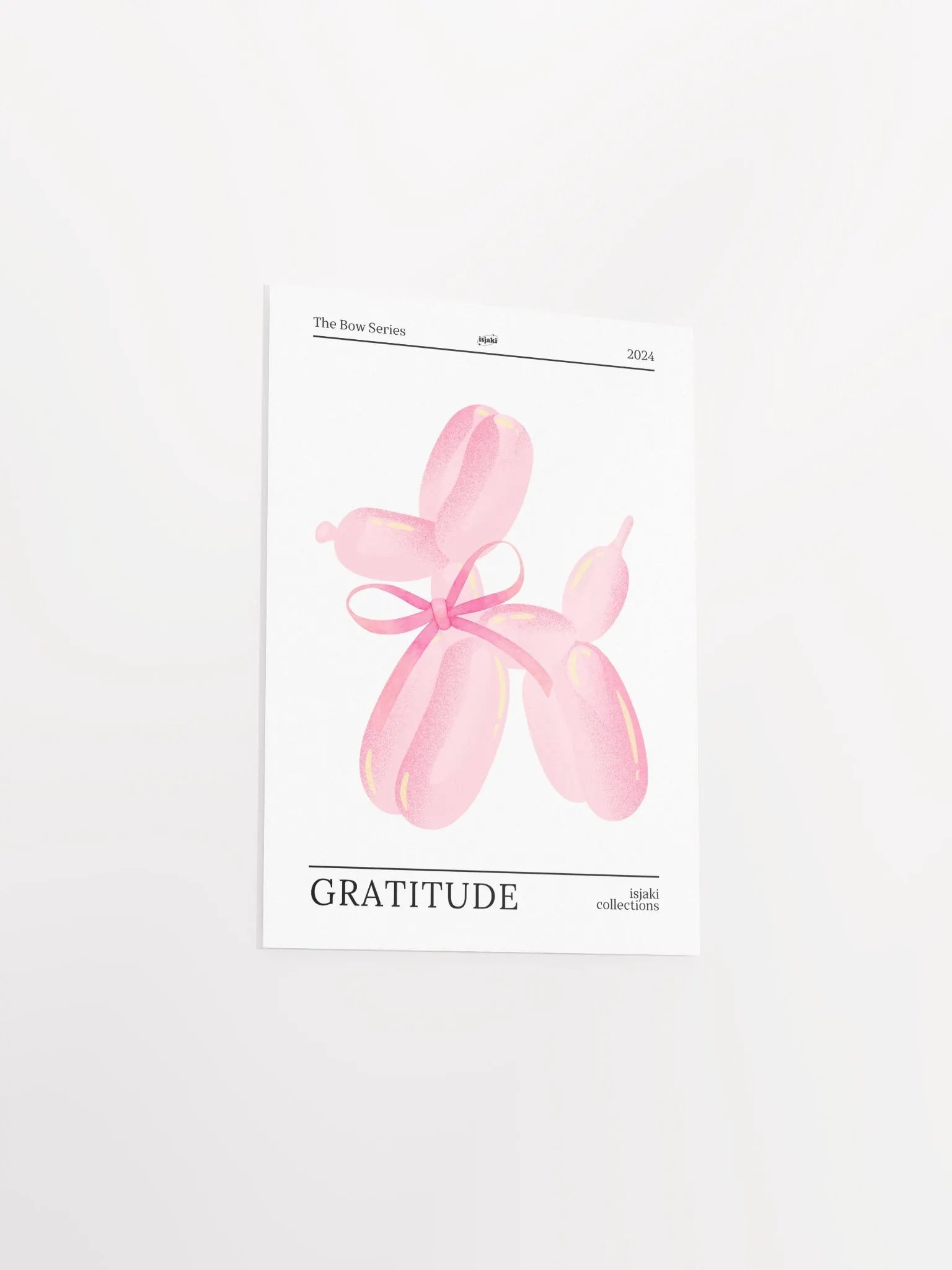 Pink Balloon Dog Print | 2024 The Bow Series Edition product image (7)