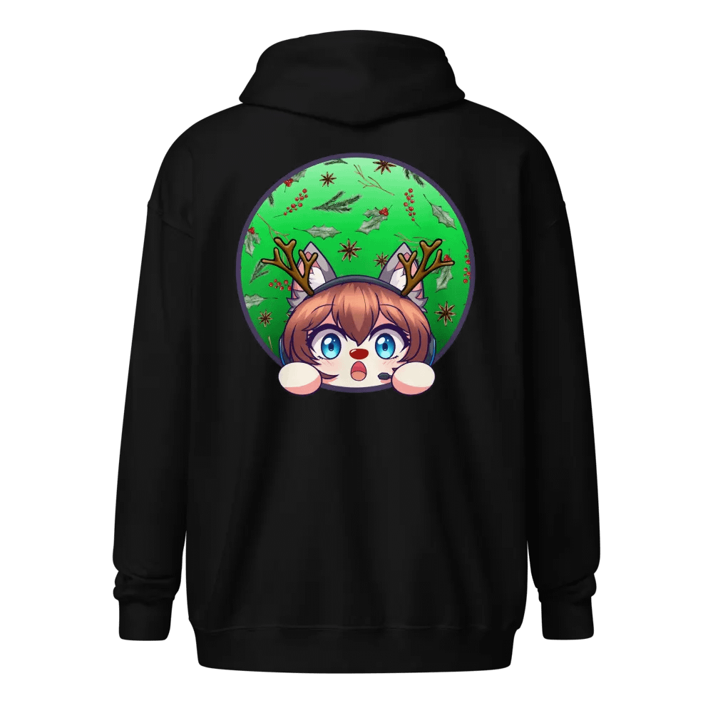 Unisex Rudolph Cat Zip Hoodie product image (1)