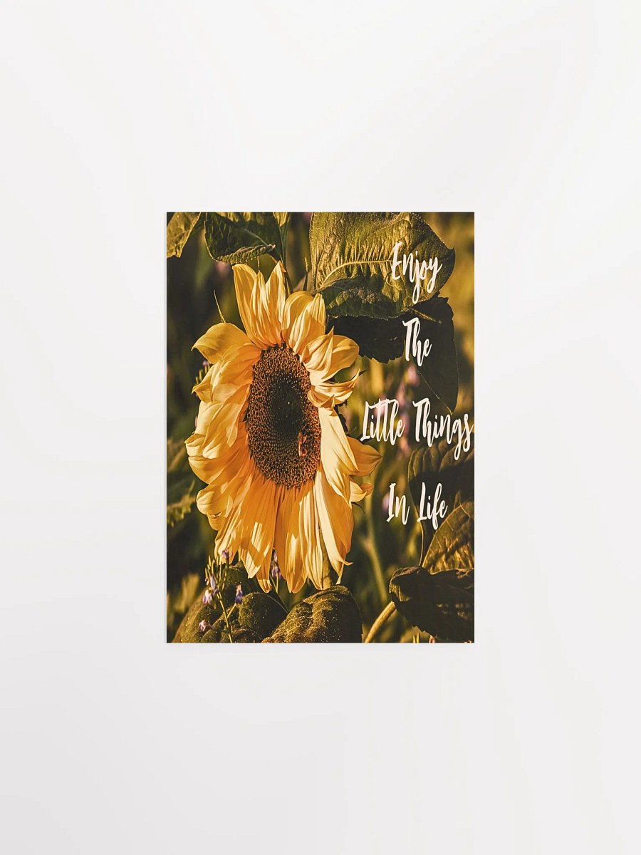 Golden Hour Sunflower Poster product image (1)
