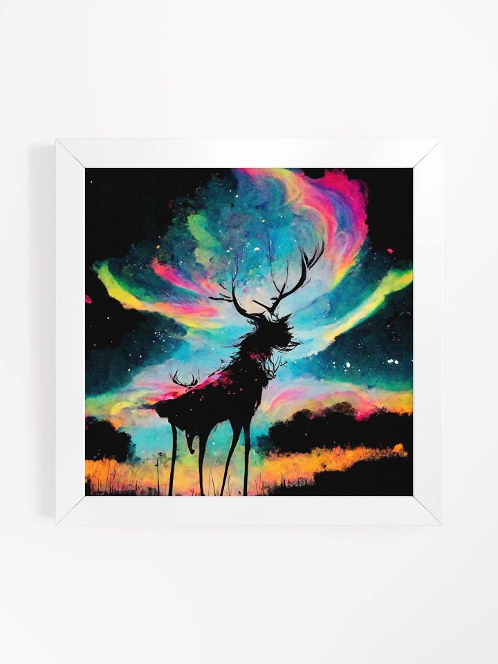 Vibrant Ayous Wood Framed Matte Poster product image (1)