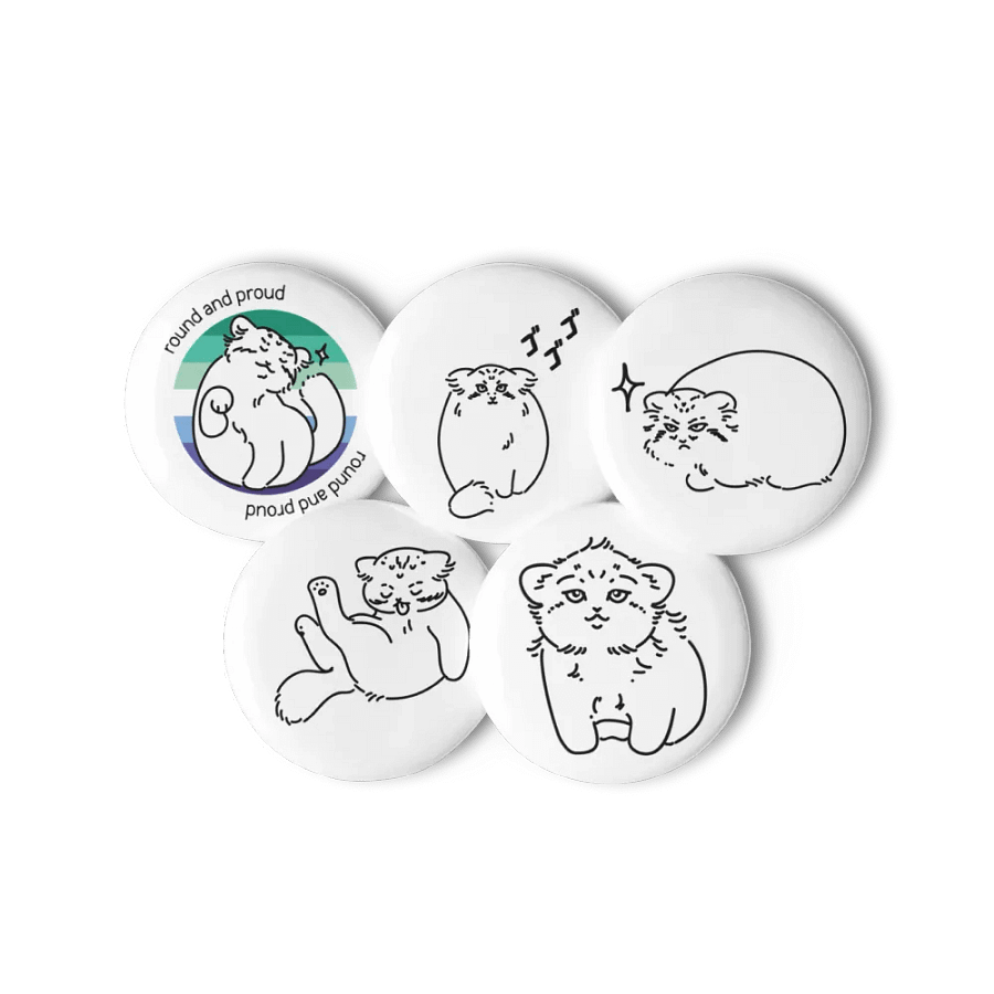 Pride Manul Pin Set - Gay MLM product image (11)
