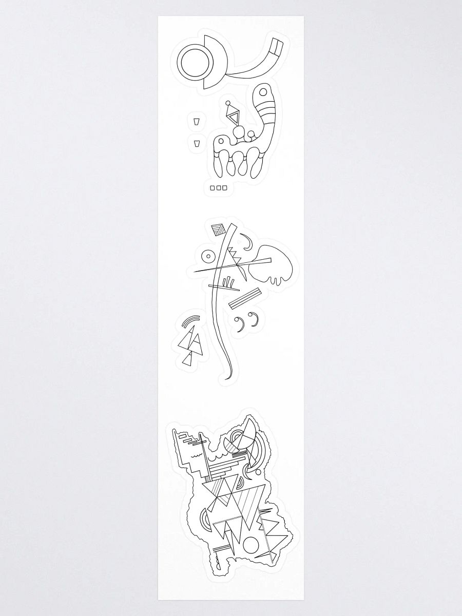Color-Your-Own Kandinsky's Stickers! product image (3)