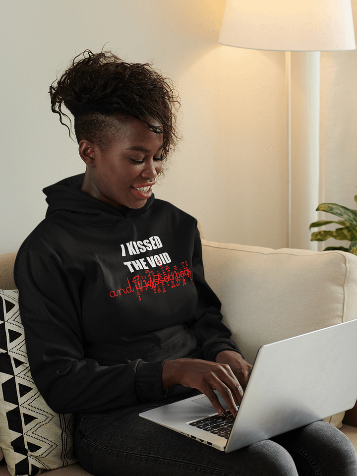 I kissed the void and it kissed back classic hoodie product image (1)