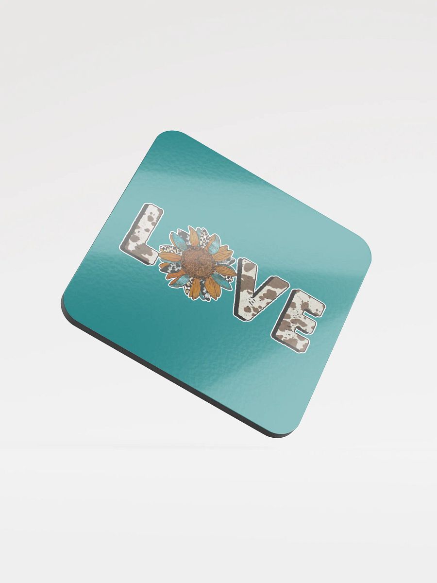 Sunflower Love Cork Coaster product image (1)