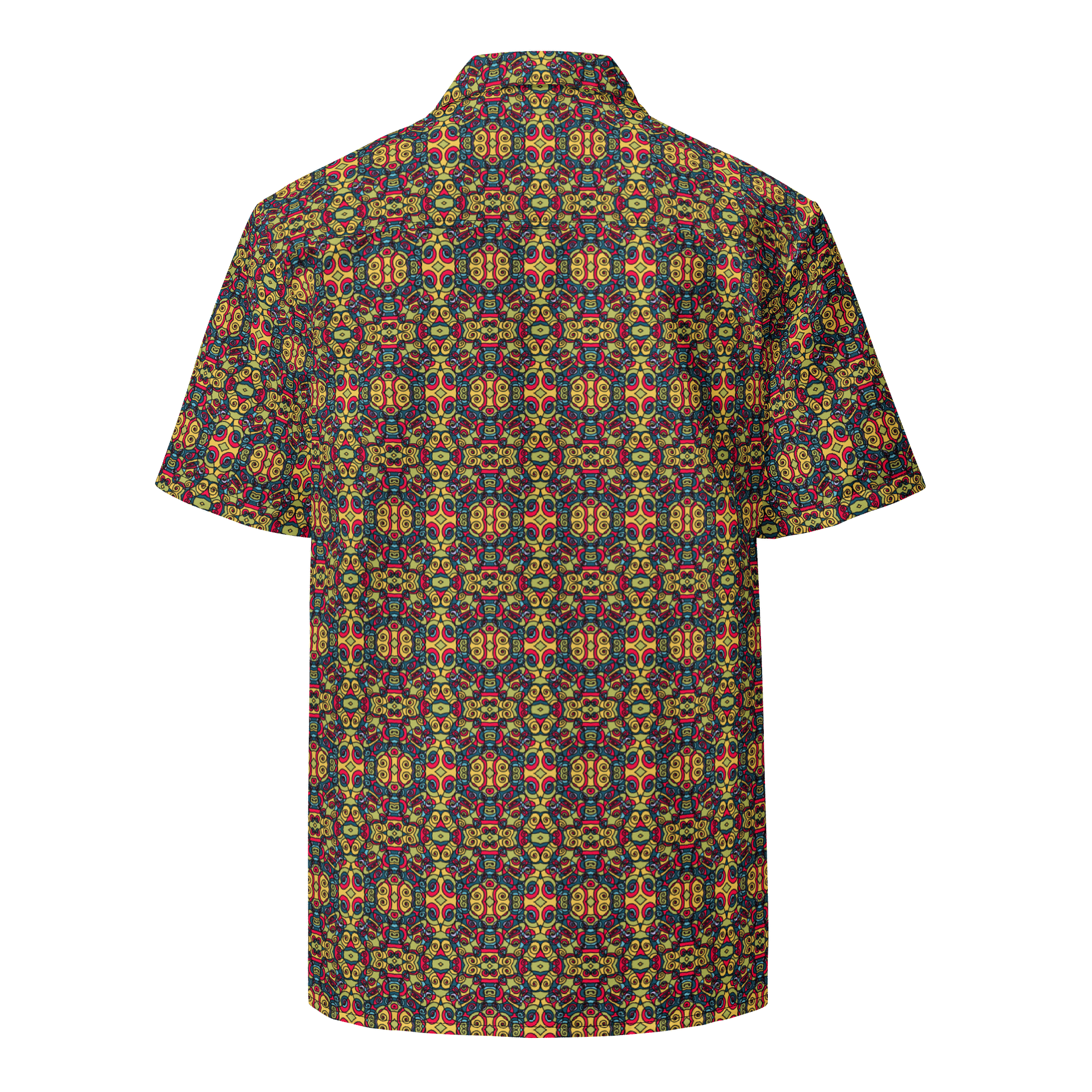 Modern Circus Town Pop Art – Vibrant Pattern Hawaiian Shirt product image (3)