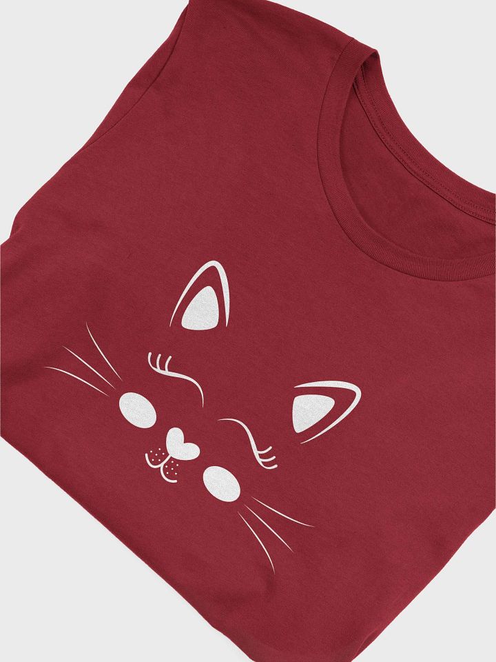 Adorable Cat Face Unisex T-Shirt - Perfect Gift for Cat Lovers | Soft Cotton Tee, Bella+Canvas Supersoft T-Shirt, Spring Apparel product image (21)