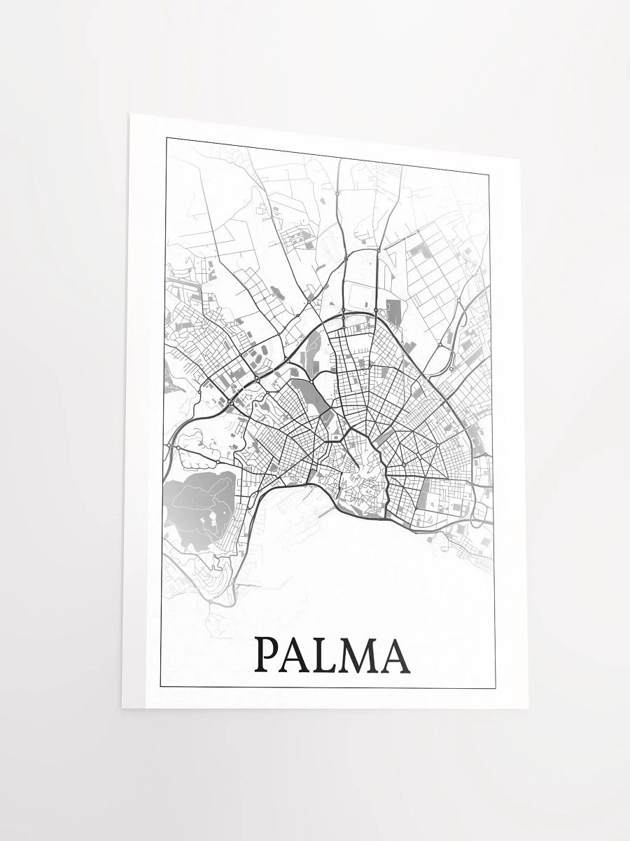 Palma, Mallorca, Spain, city map print product image (15)