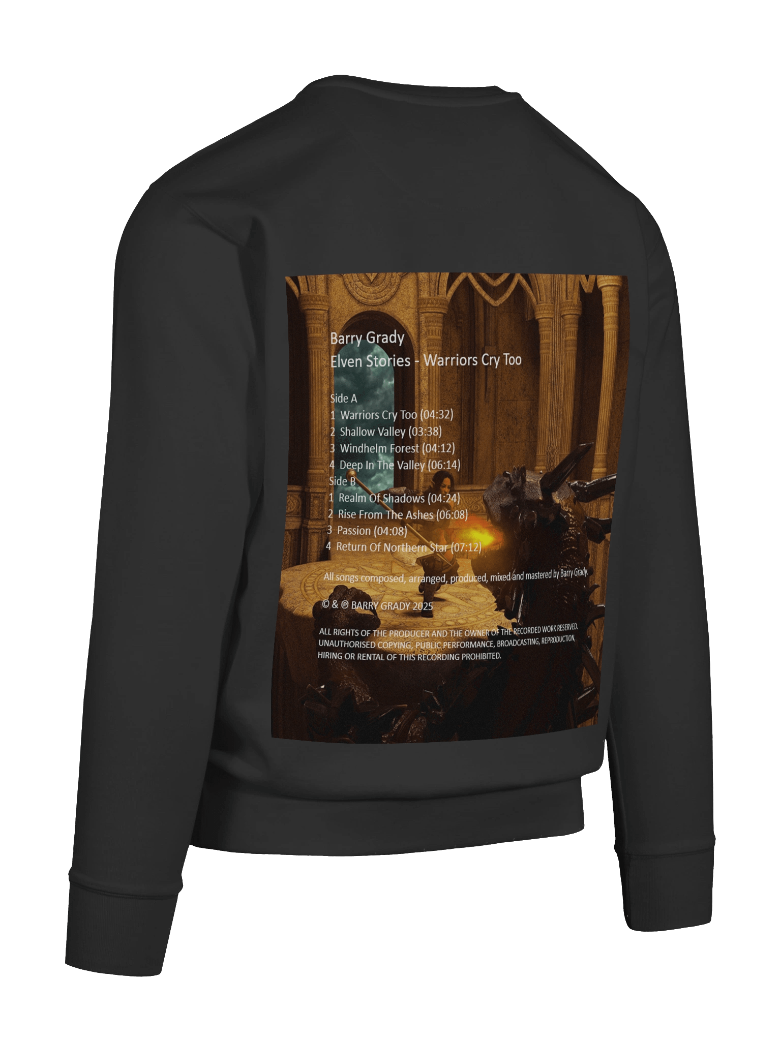 'Elven Stories - Warriors Cry Too' Premium Sweatshirt product image (122)
