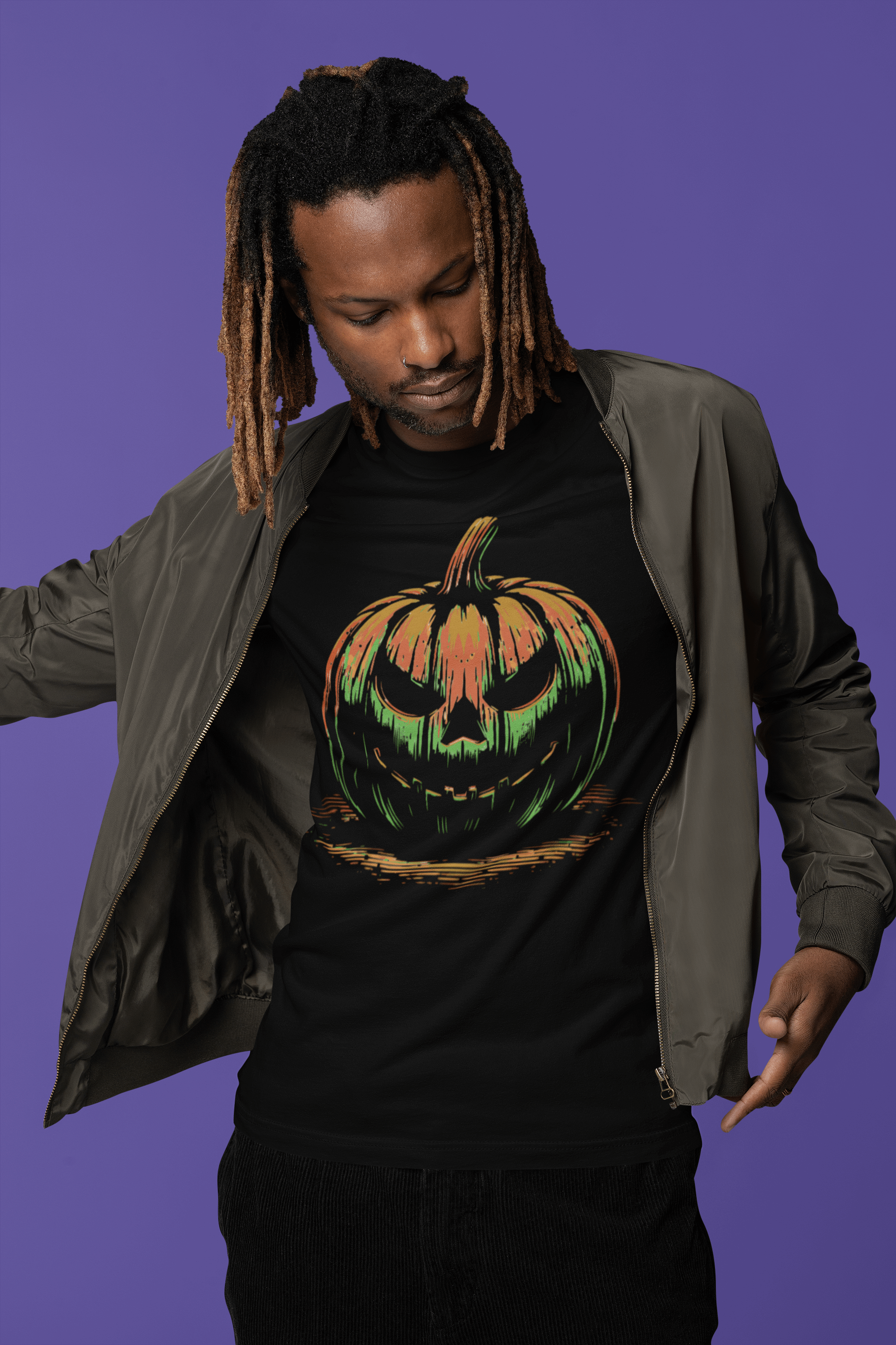 Glowing Jack-O'-Lantern T-Shirt product image (1)
