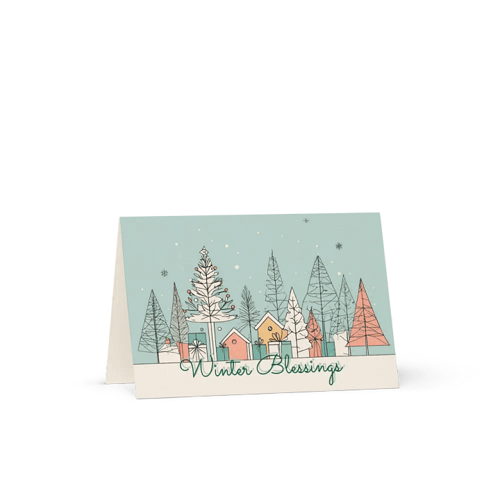 Winter Blessings, Winter Holiday Card product image (1)