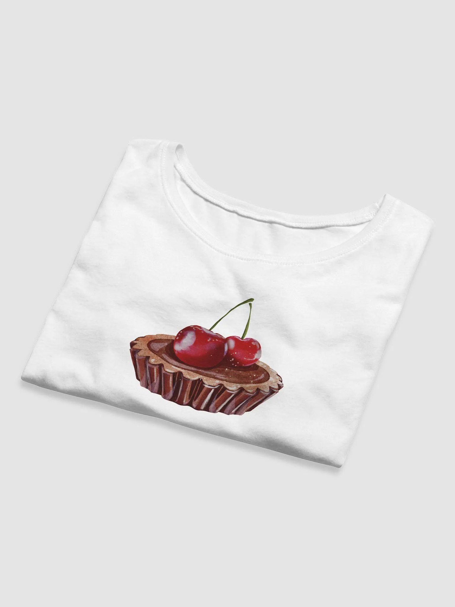 Cherry Chocolate Tart Baby Tee product image (5)