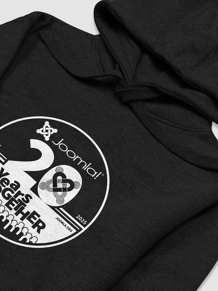 Joomla 20th Anniversary Edition<br /> — Unisex Premium Hoodie / White — product image (2)