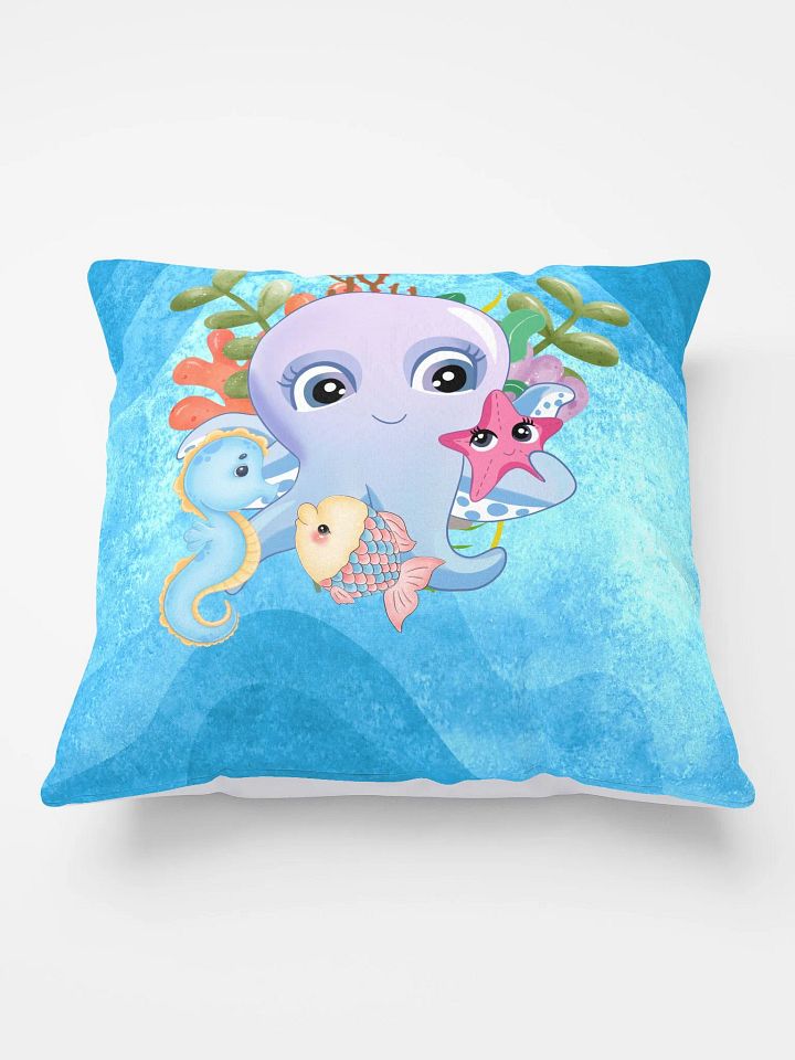 Octopus and Friends Throw Pillow product image (1)