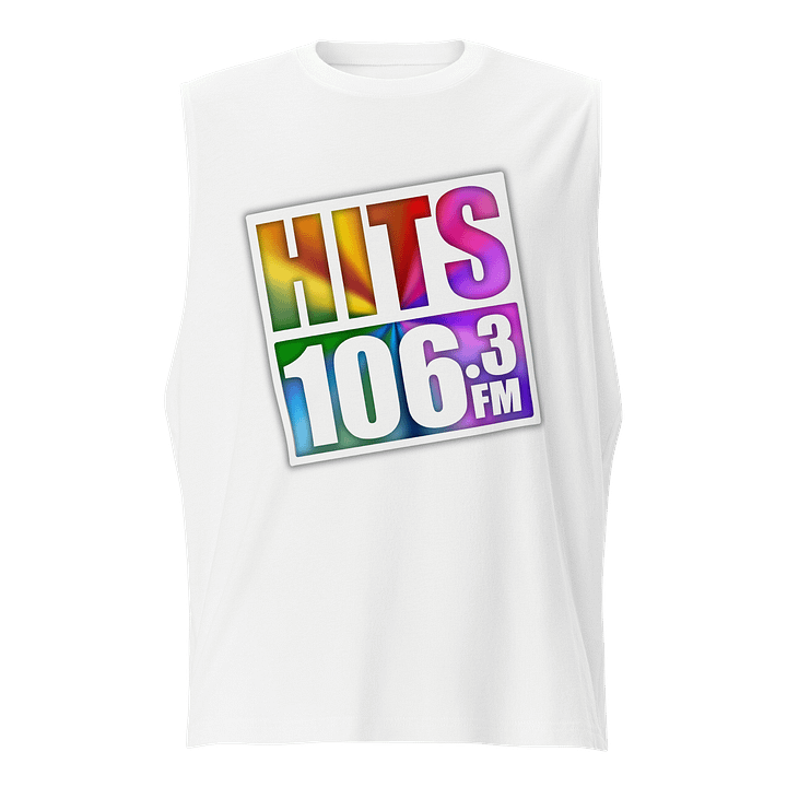 Men's Pride White Muscle Tank product image (1)