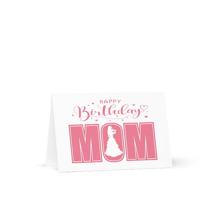 Pink Violin Mom Happy Birthday Card product image (2)