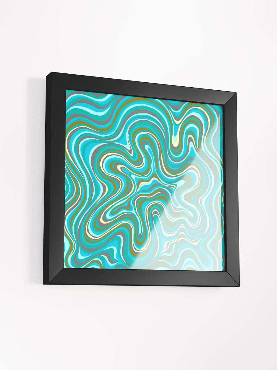 Ethereal Waves Framed Art Poster - Stone No. 2 product image (38)