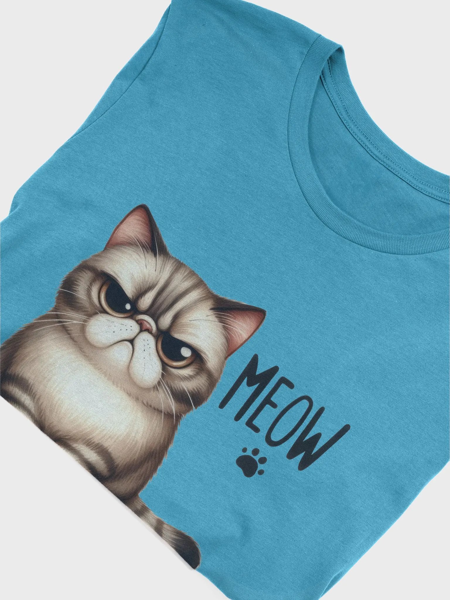 Grumpy Meow Cat T-Shirt product image (5)