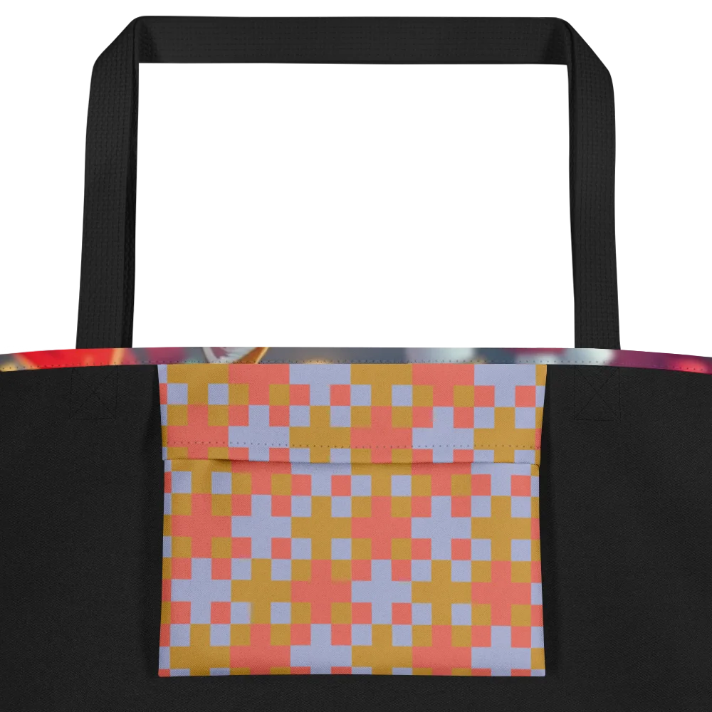 Large Tote Bag w/ Pocket-🎅 "Claws of Claus" product image (2)