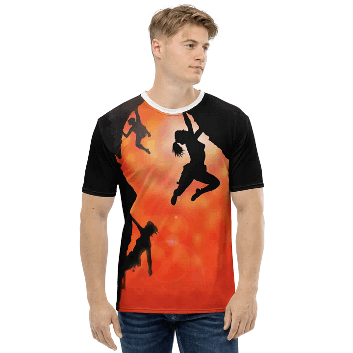 rock climbing in the sun t shirt product image (2)
