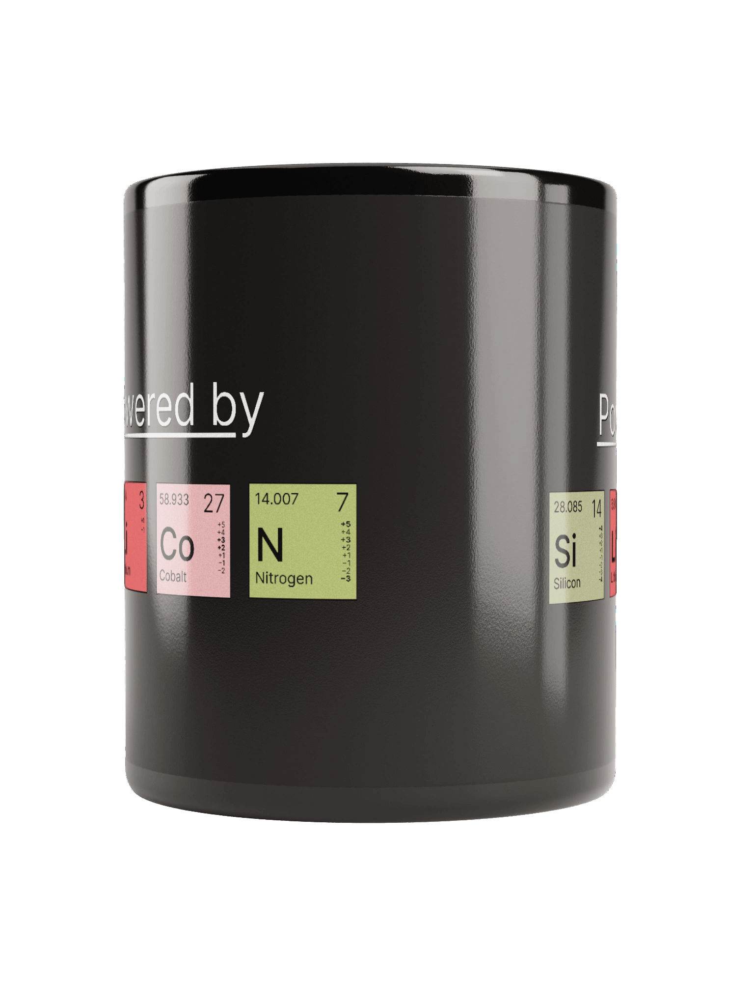 Powered by SiLiCoN - Black Glossy Mug product image (5)