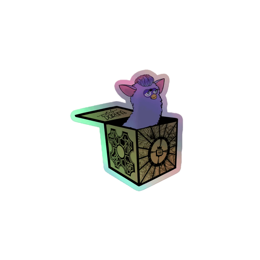 Box Furby Holographic Sticker product image (1)