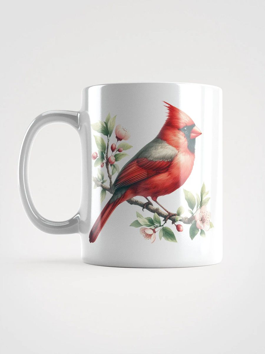 Vivid Cardinals White Glossy Mug product image (6)