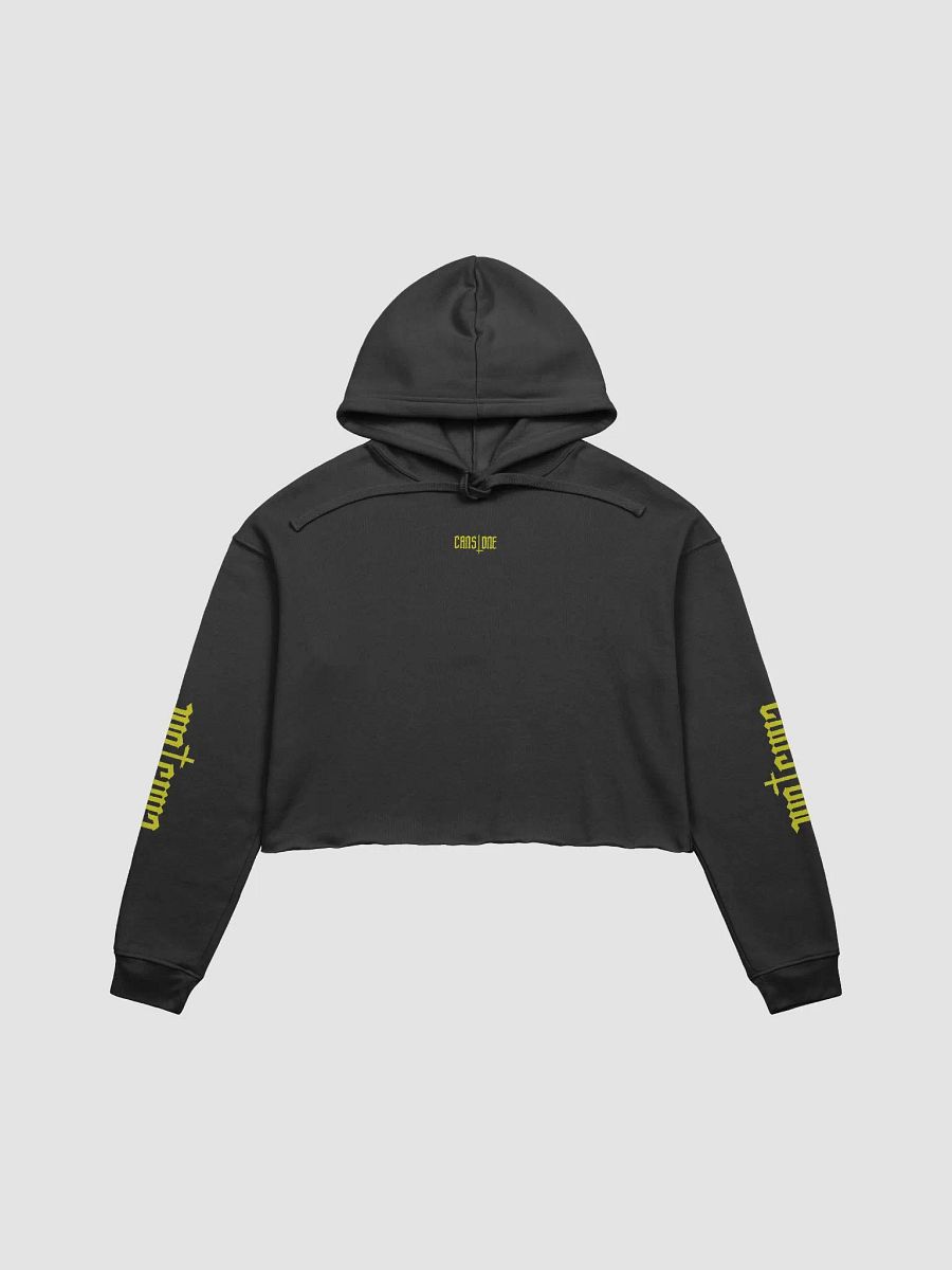 CANSONE _ CLASSIC LAMETTA STRETTA _CROP HOODIE product image (1)