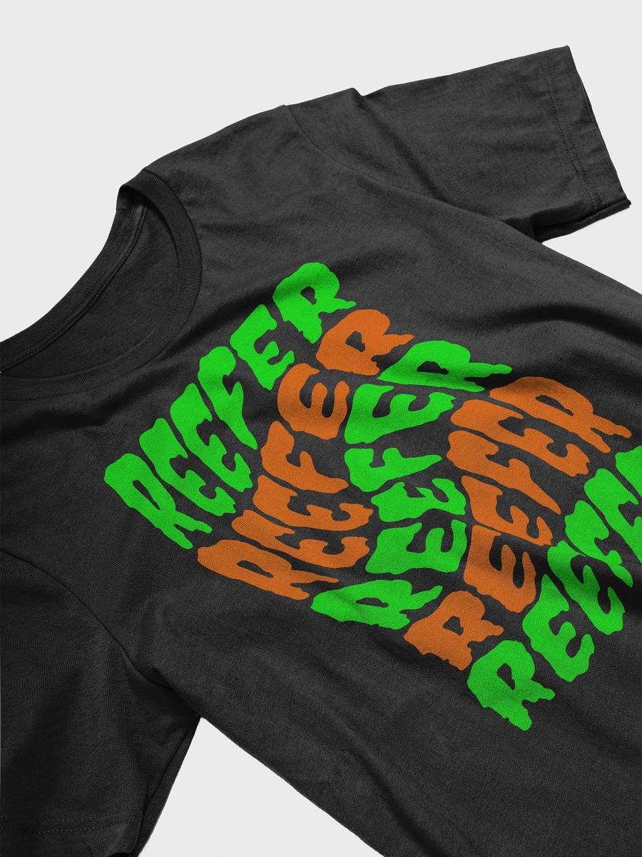 Green Orange Reefer Tee, Twisted Weed T-Shirt, Cannabis Stoner Clothing product image (4)
