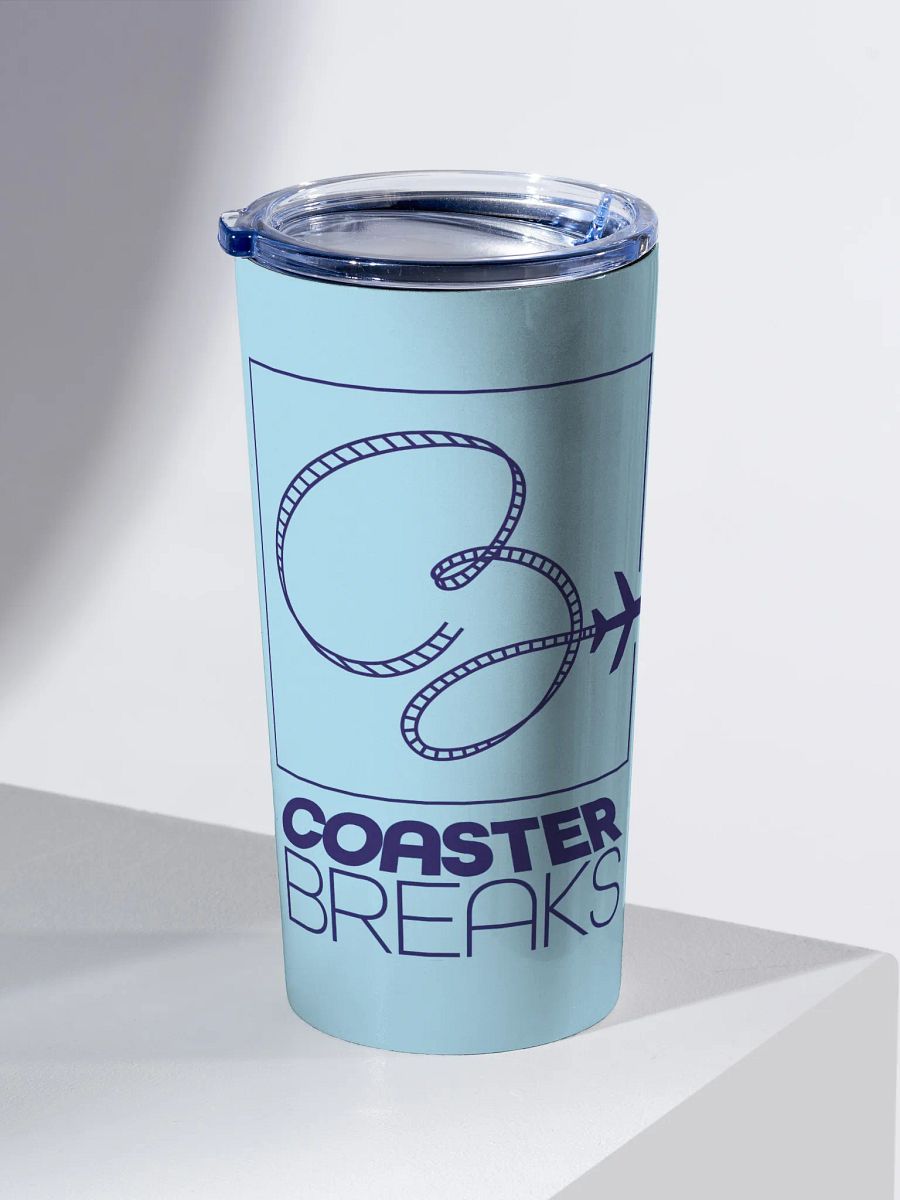 Stainless Steel Tumbler - Light Blue & Navy product image (2)