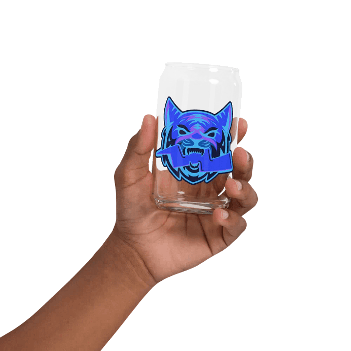 Neon Blues Logo Can-Shaped Glass product image (2)