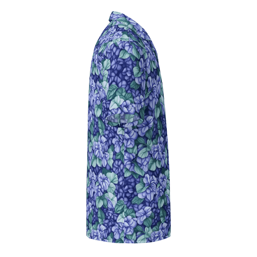 Floral Pattern Hydrangea Flowers Hawaiian Shirt product image (4)