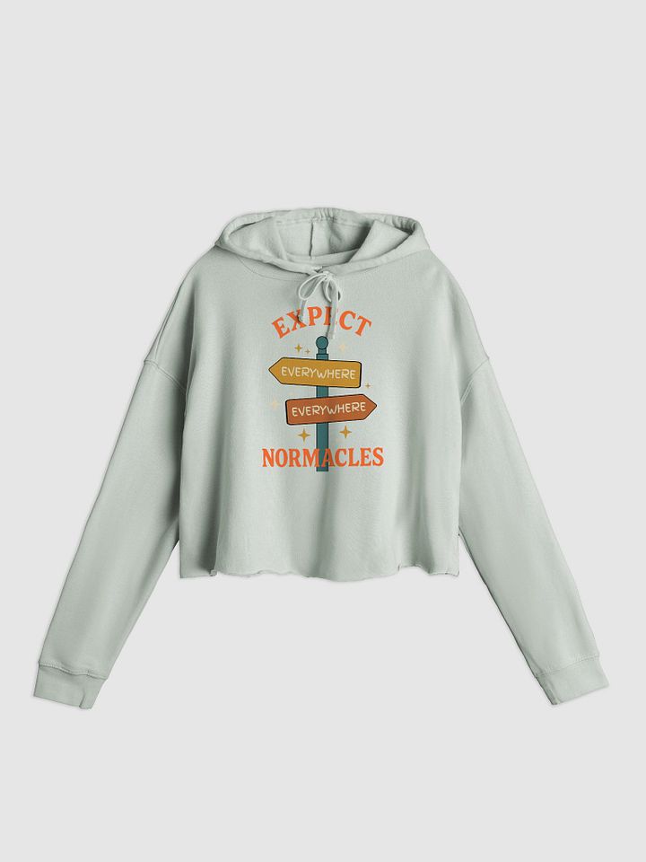 Expect Normacles Everywhere Crop Hoodie product image (1)