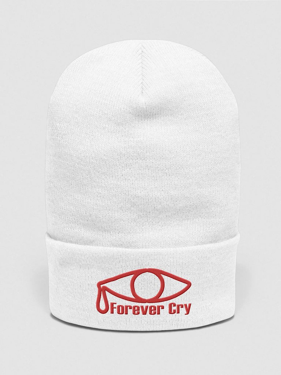 Forever Cry - Red #1 - Yupoong Cuffed Beanie product image (1)