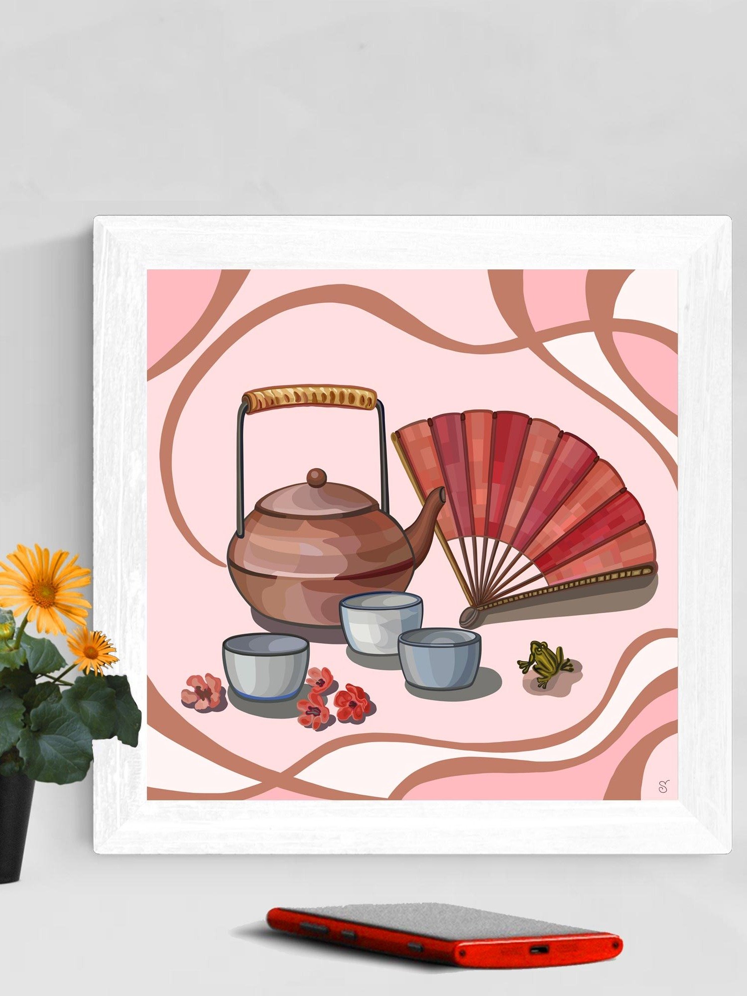 Tranquil Tea Time Canvas Set - Coffee Shop No. 8 product image (3)