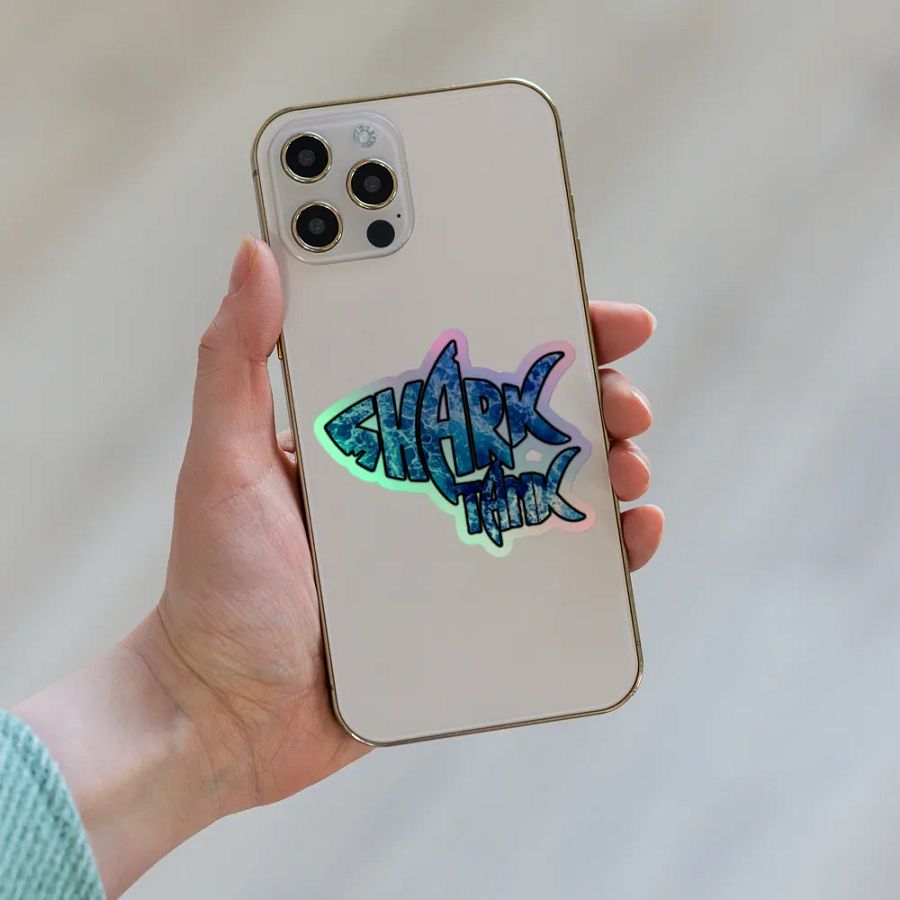 Shark Tank Holographic Sticker product image (8)
